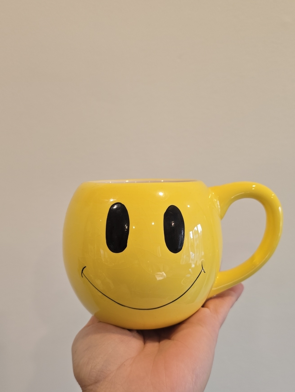 Vintage Pier 1 Imports Smiley Face Mug